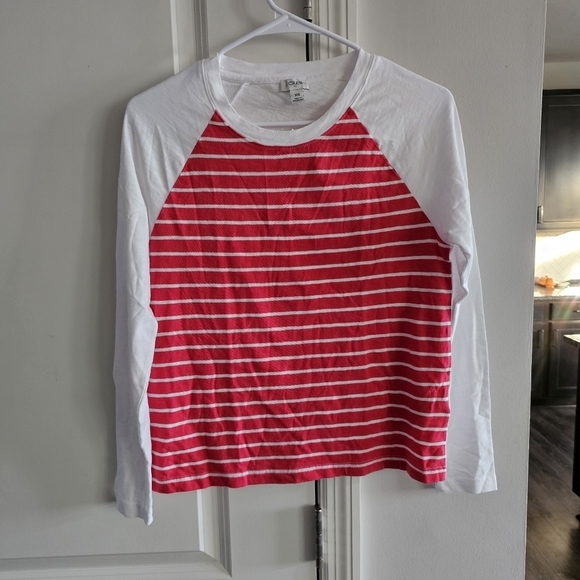 J. Crew Raglan Girlfriend Crewneck Tee - Picture 2 of 6